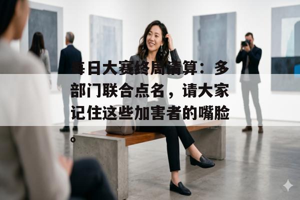 每日大赛终局清算：多部门联合点名，请大家记住这些加害者的嘴脸。
